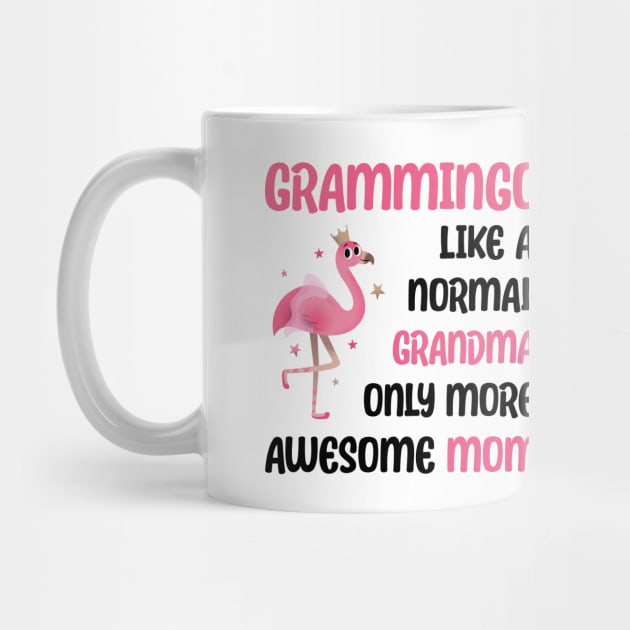 Grammingo like a normal grandma only more awesome mom with cute flamingo by star trek fanart and more